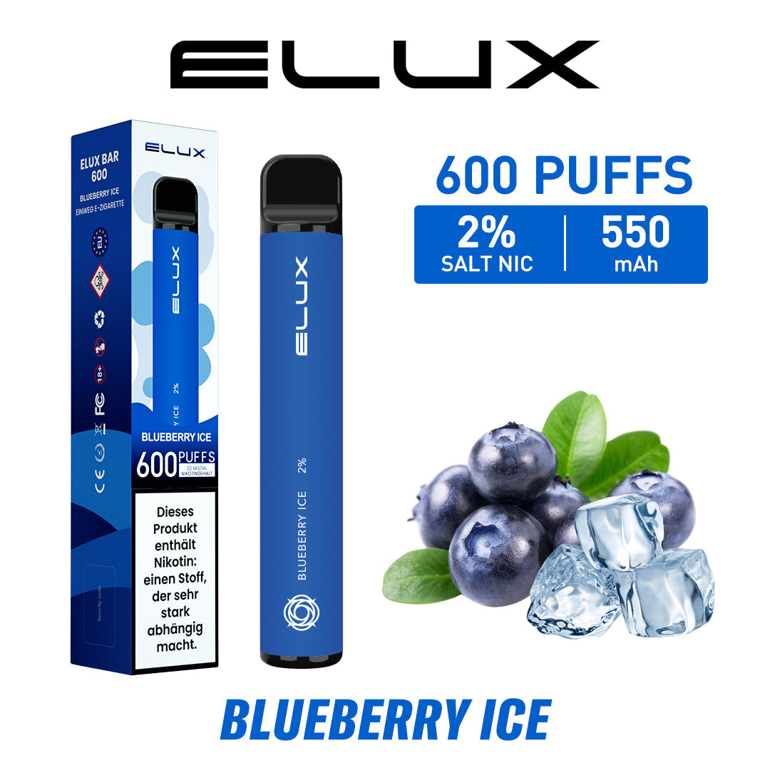 ELUX Bar 600 Blueberry Ice ELUX Bar 600 Blueberry Ice