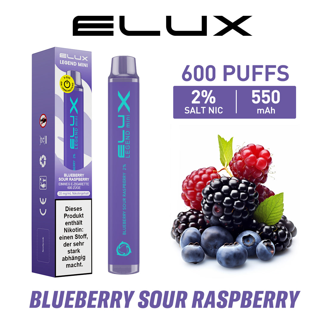 ELUX Legend Bluberry Sour Rasberry