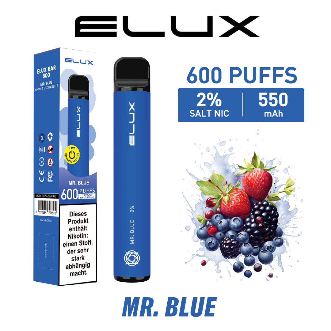 ELUX Bar 600 Mr Blue