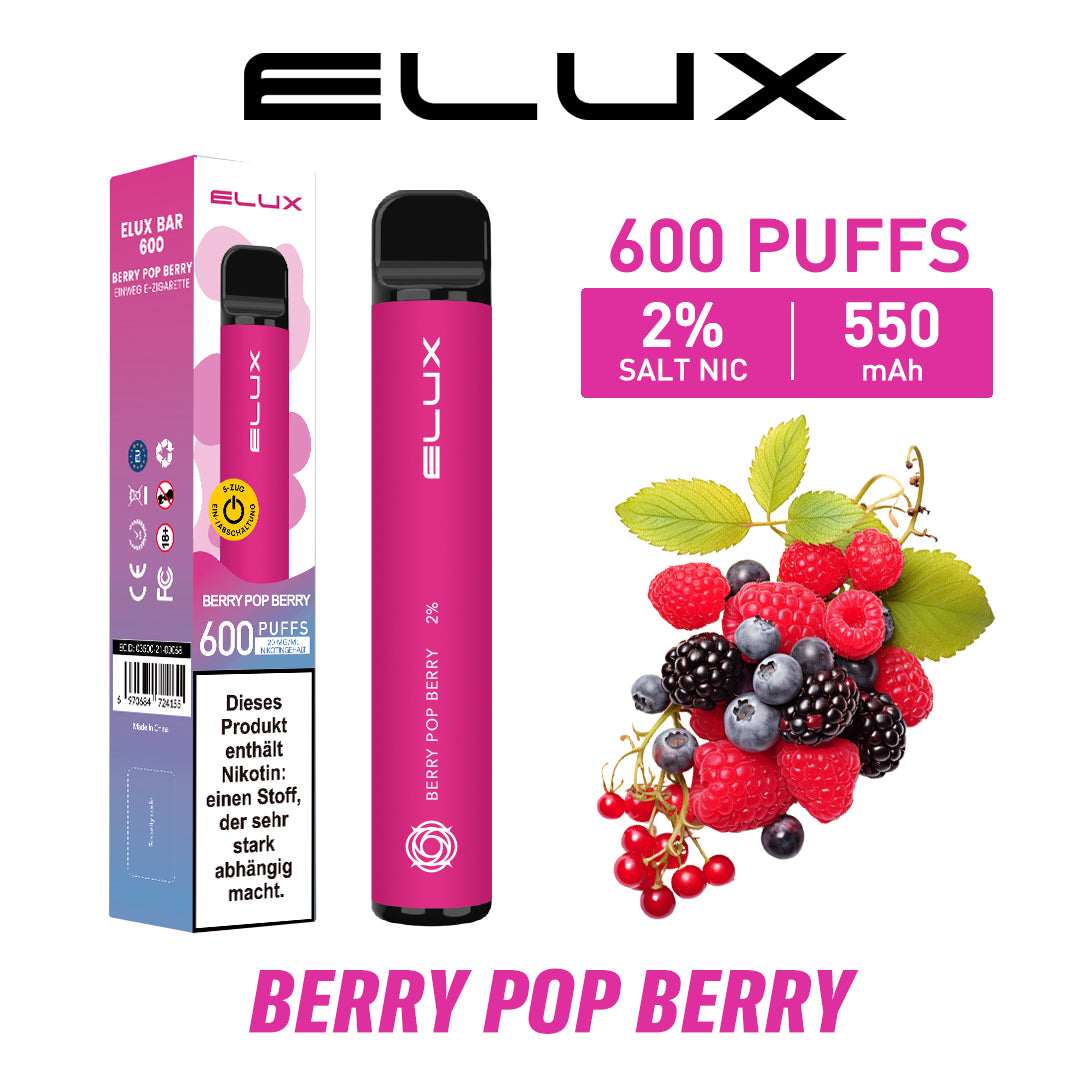 ELUX Bar 600 Berry Pop Berry