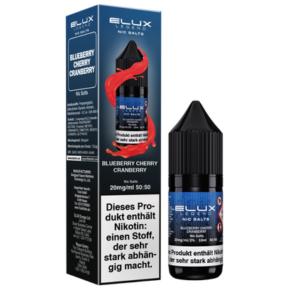 Elux Legend Nic Salts 10ml - Blueberry Cherry Cranberry 20mg (Nikotinsalz)