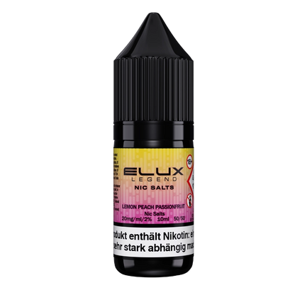 Elux Legend Nic Salts 10ml - Lemon Peach Passion 10mg (Nikotinsalz)