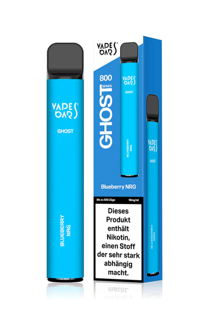 Vapes Bars® Ghost 800 - Blueberry NRG