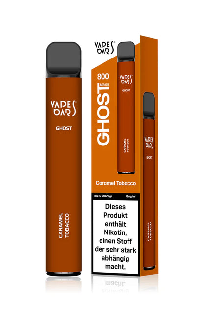 Vapes Bars® Ghost 800 - Caramel Tobacco