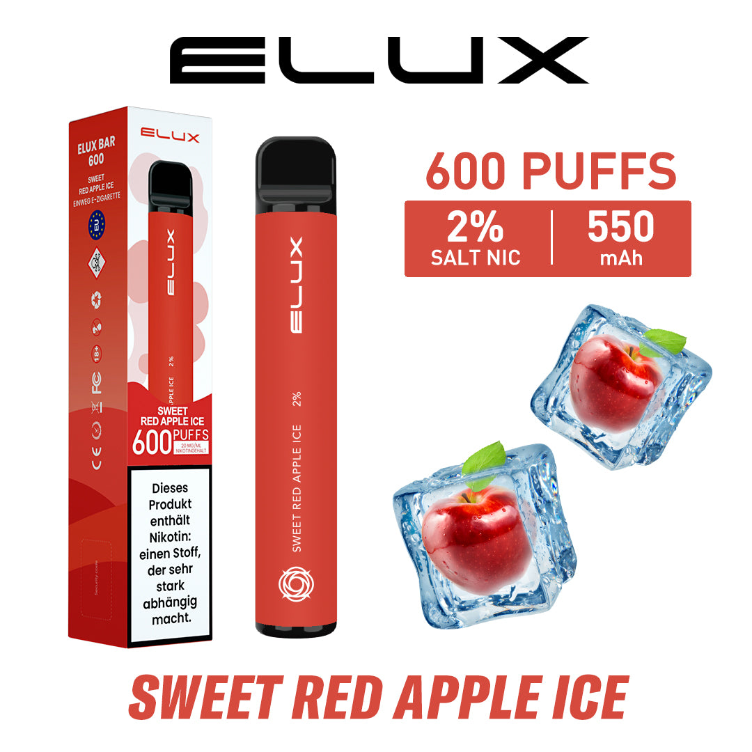 ELUX Bar 600 Sweet Red Apple Ice