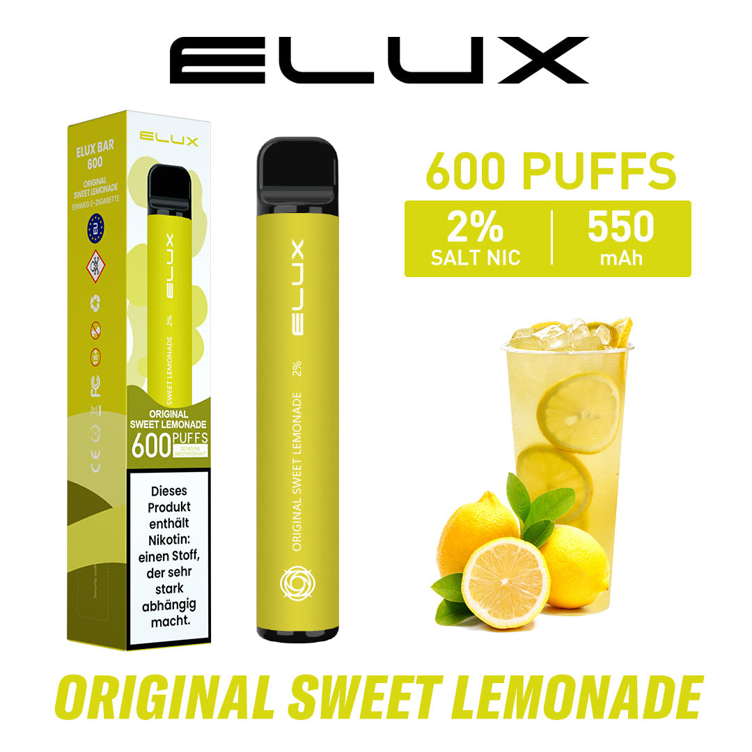 ELUX Bar 600 Original Sweet Lemonade