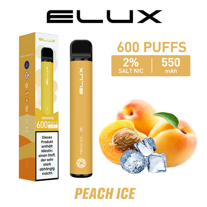 ELUX Bar 600 Peach Ice